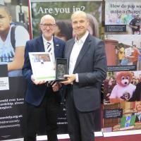 Dave Farris and The Children's Society's Chief Executive, Matthew Reed
