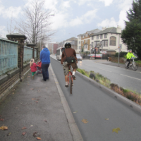 Illustrative Visualisation of Interventions : view Portsmouth Road looking north